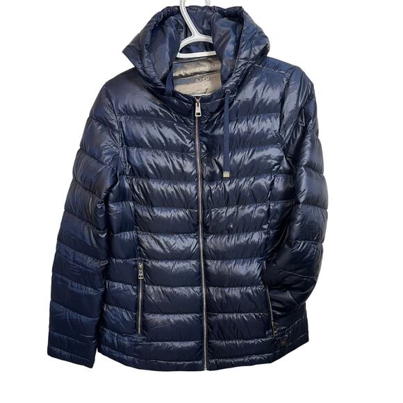 Andrew Marc Premium Duck Down Puffer Jacket Womens S Lightweight Packable Warm - Picture 1 of 12